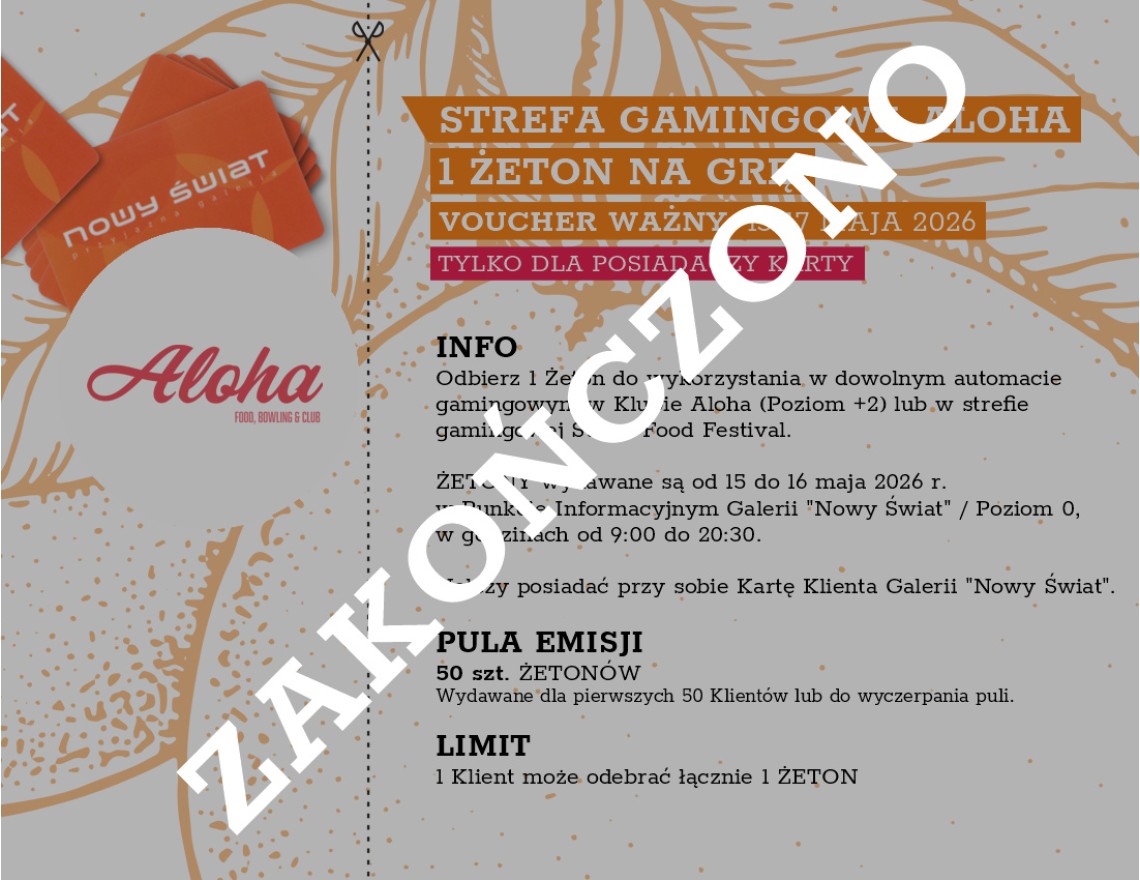 Giveaway - Strefa Gamingowa Aloha - maj 2026